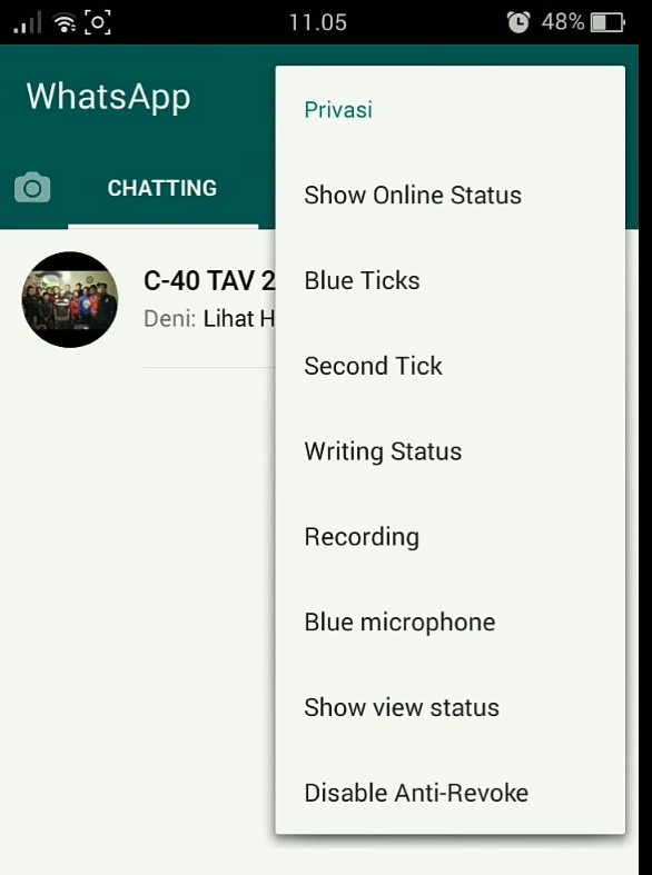 Mengubah Tema WA Menggunakan WhatsApp Plus Mengubah Tema WA Menggunakan WhatsApp Plus