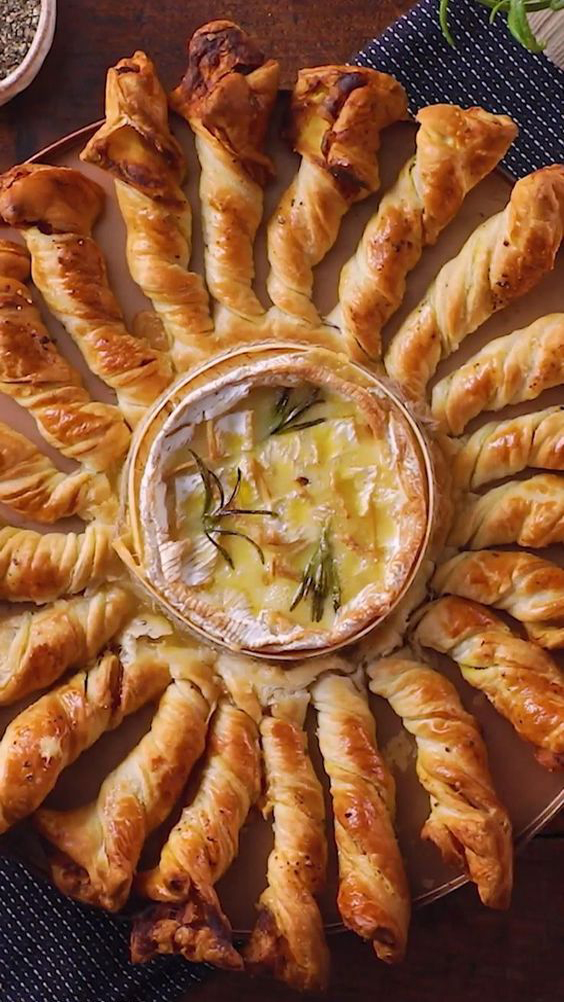 Baked Camembert With Pancetta Breadstick Twists HEALTY RECIPES