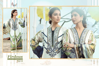 Shree fab Firdous Exclusive collection vol 8 pakistani suits