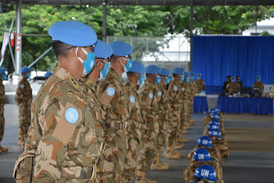 Asops Panglima TNI Periksa Kesiapan Satgas MTF Kontingen Garuda XXVIII-M/UNIFIL