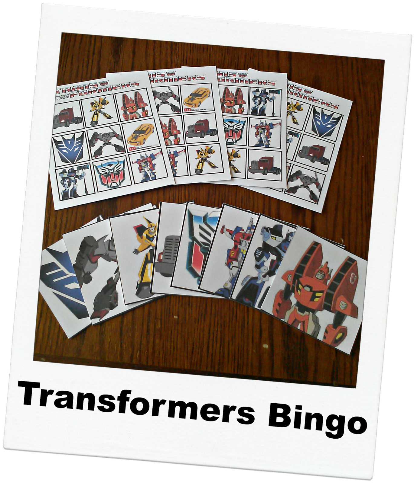 Something A Little Pretty Transformers Bingo