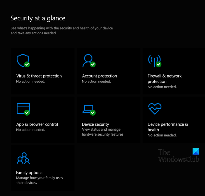 Windows 보안 앱 재설정