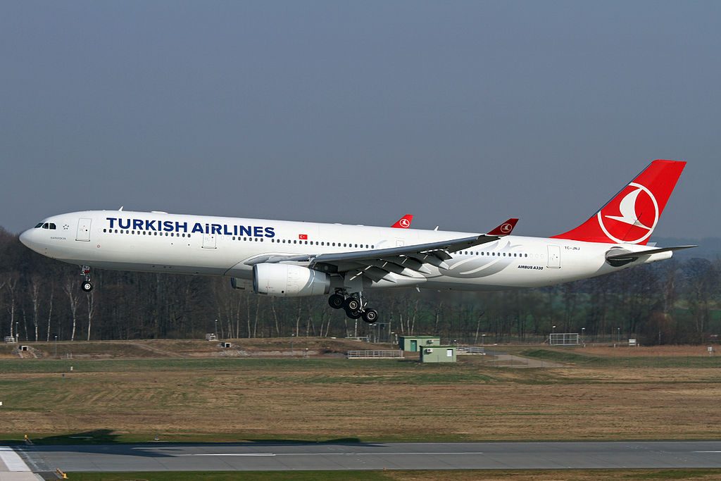 Turkish airlines a330 seat map