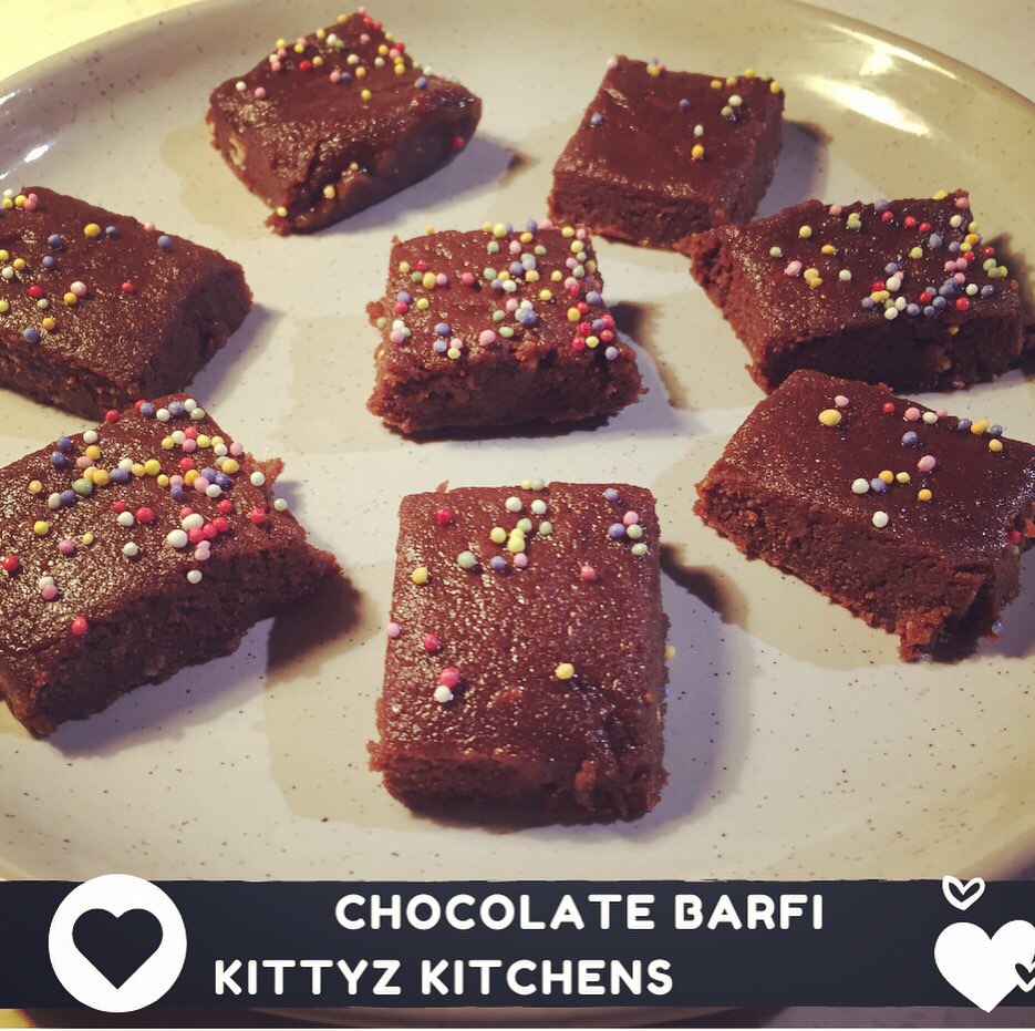 Chocolate Barfi Recipe Method 2