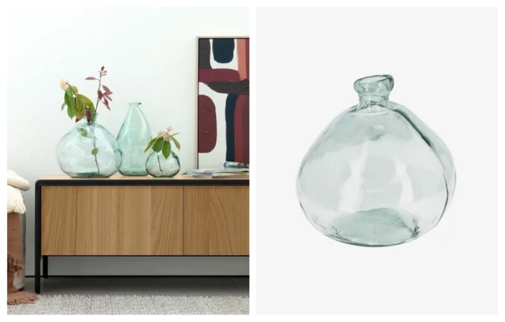 vaso di vetro
