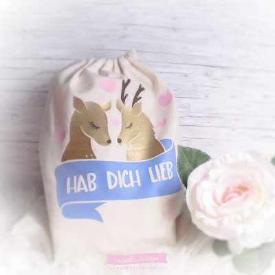 Personalisiertes Valentinstags Geschenk Beutel