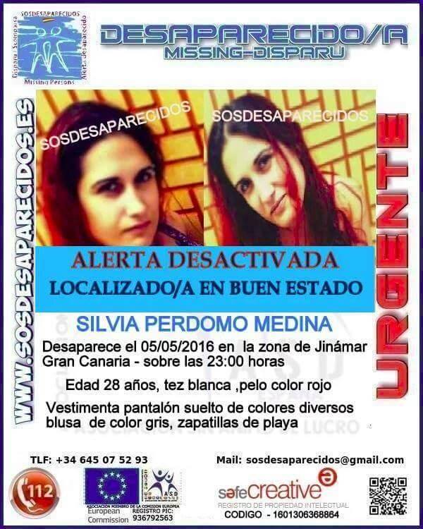 Joven desaparecida Jinamar localizada buen estado Joven desaparecida Jinamar localizada buen estado