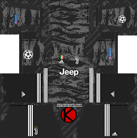 Juventus 2019/2020 Champions League Kit - Dream League Soccer Kits