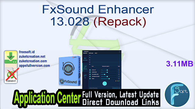 FxSound Enhancer 13.028 (Repack)
