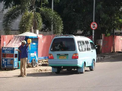 angkot jurusan Rajabasa - Tanjung Karang