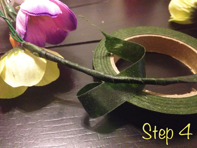 DIY Flower Crown Steps