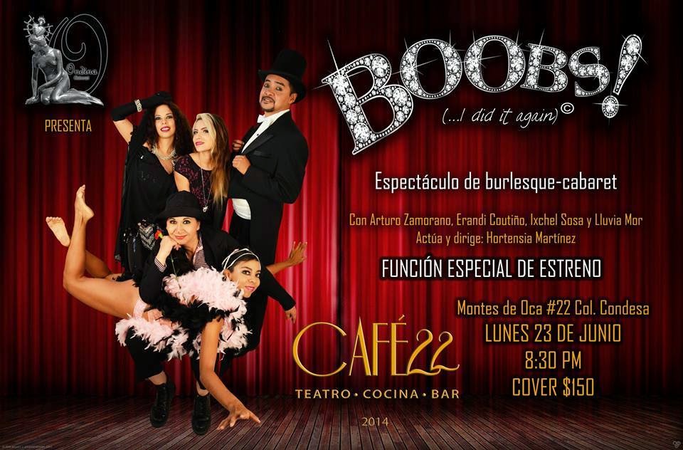 Espectáculo de burlesque-cabaret en el Café 22 [Función especial]