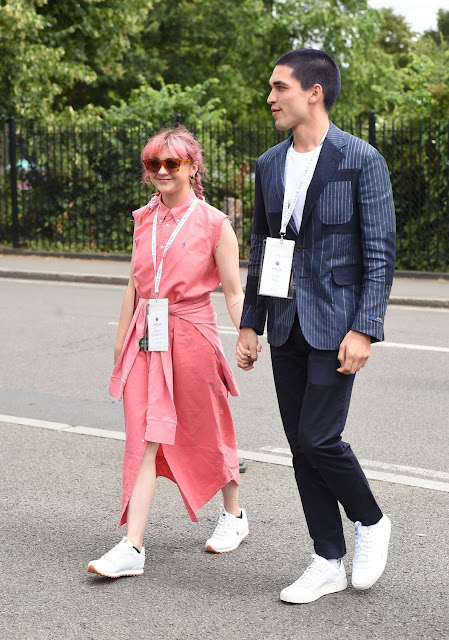 Maisie Williams - Polo Ralph Lauren Suite at Wimbledon Tennis