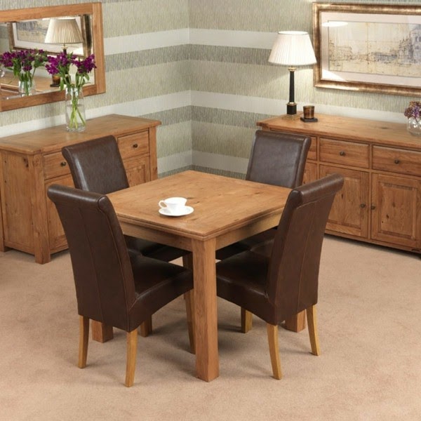 Beautiful examples of leather chairs for dining room!