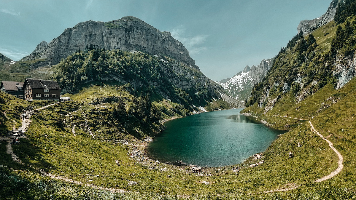 Alpstein Appenzeller Land schönste Wanderung Höhenweg Alp Sigel Bogartenlücke Fälensee Bollenwees Rösti Sämtiser See