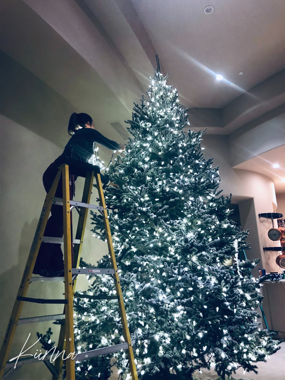 Christmas Tree Light Installation Kunna by Karla