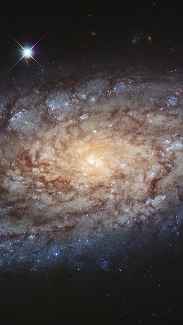 Wallpaper Spiral Galaxy NGC 4298, Space, Stars