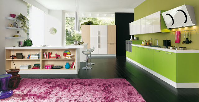 cocina pistacho y blanca zecchinon cocina pistacho