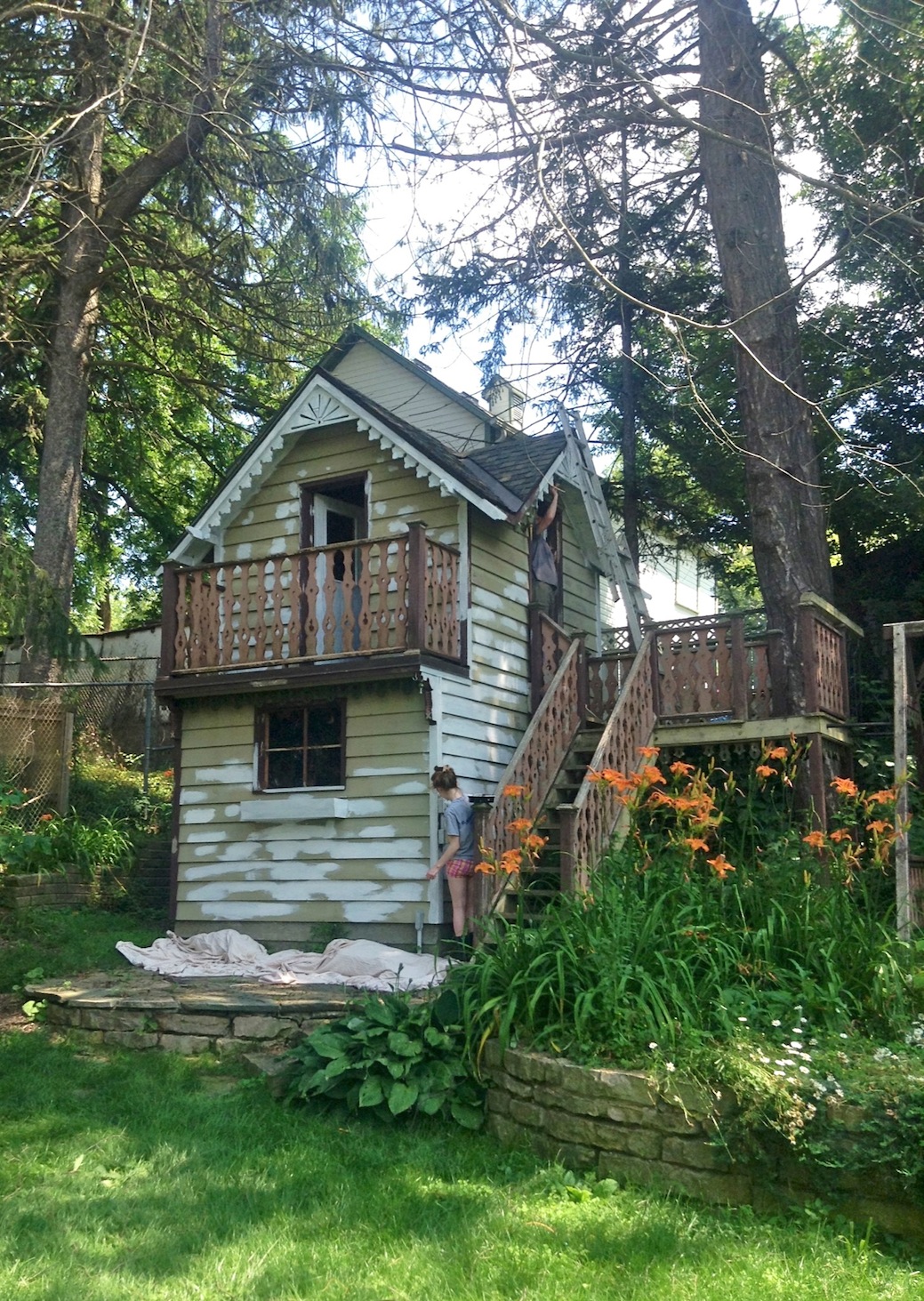 The Dusty Victorian: Victorian Style Shed &amp; Playhouse