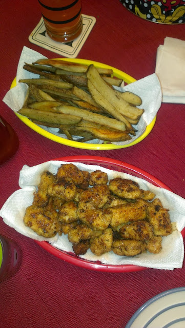 homemade chicken nuggets and hand-cut fries,