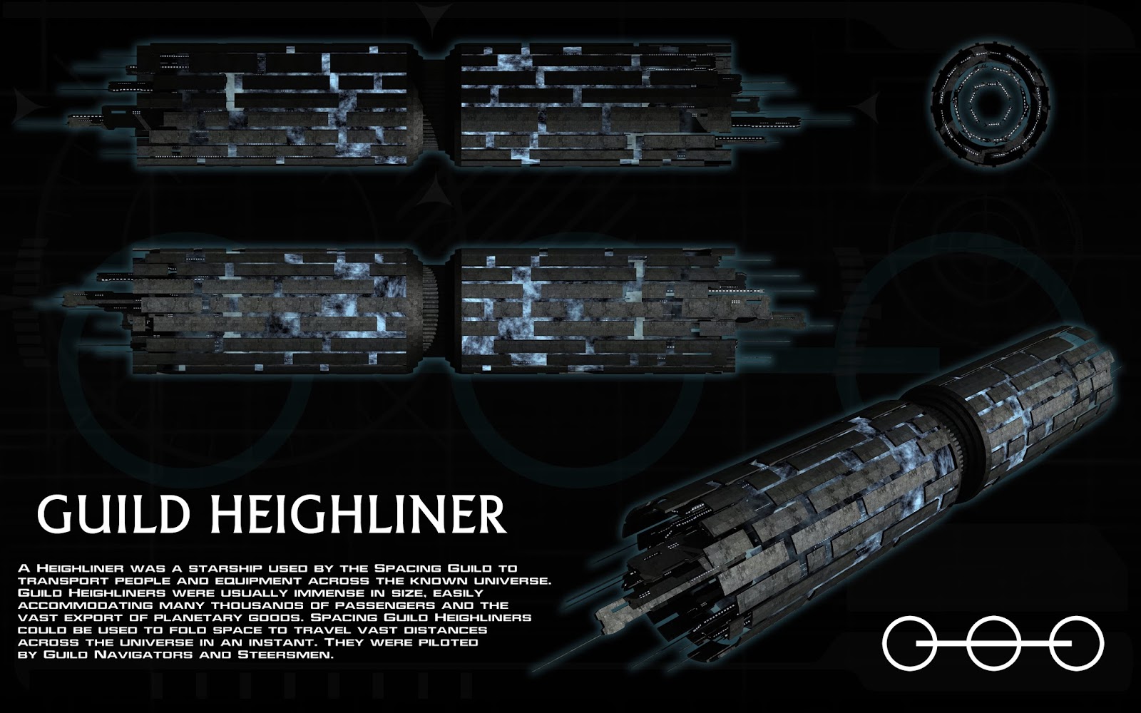 Calypso 1577 Guild Heighliners from the Dune universe