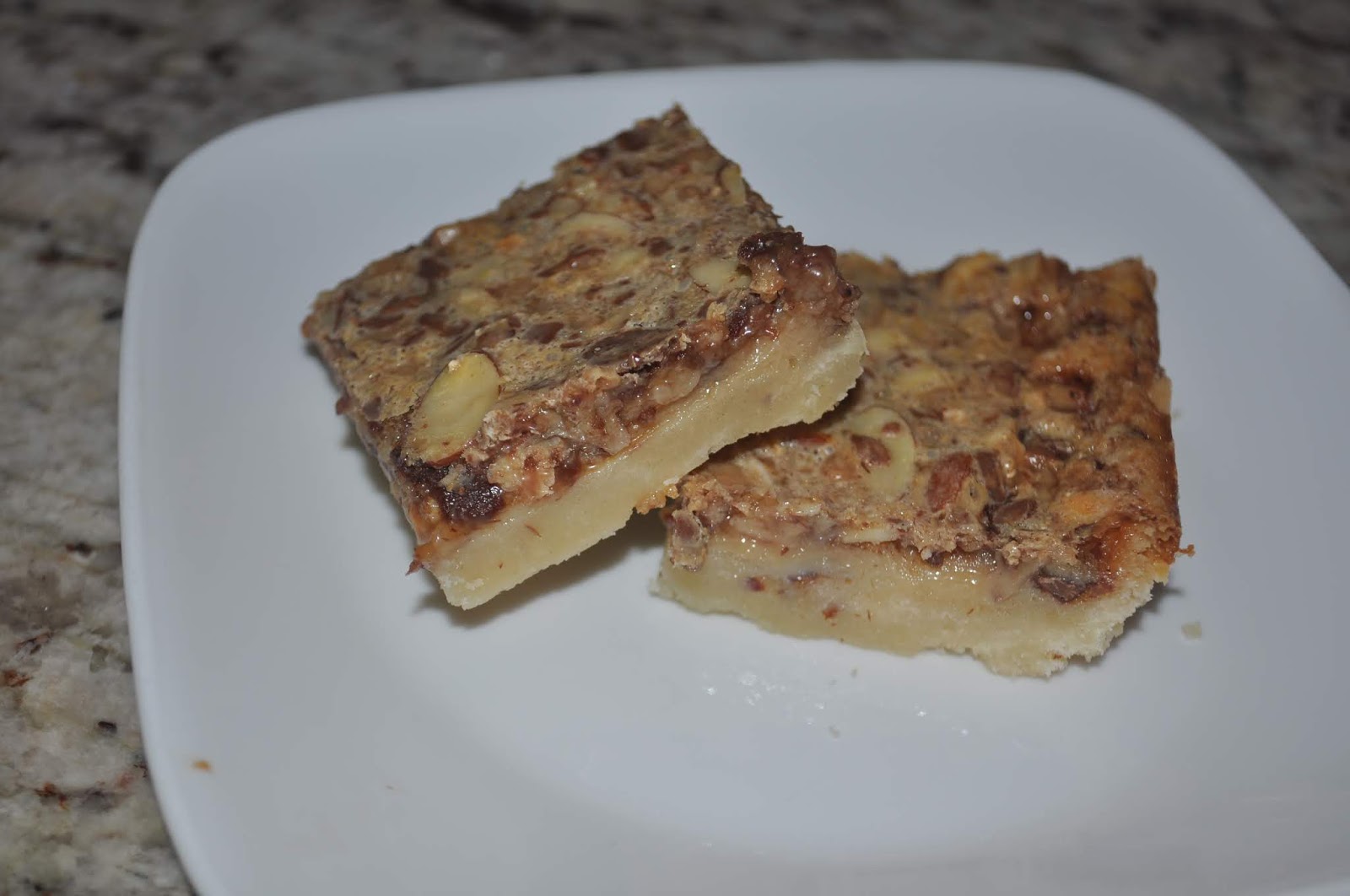 Beth's Favorite Recipes Chocolate Toffee Almond Shortbread Bars