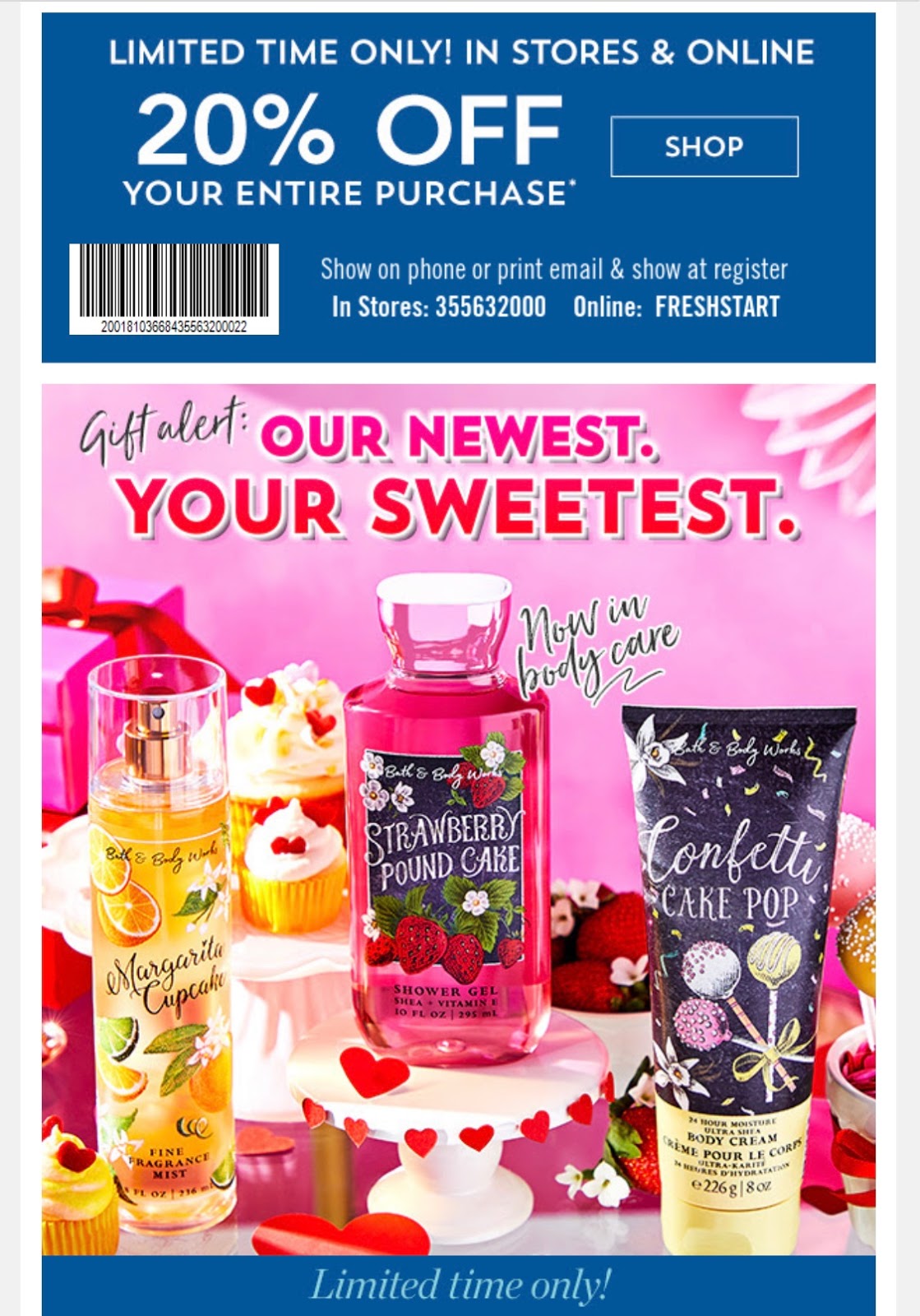 Life Inside the Page: Bath & Body Works | Today's Email - January 25, 2020