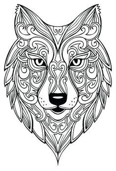 Top 10 Free Downloadable Wolf Mandala Coloring Pages for Kids