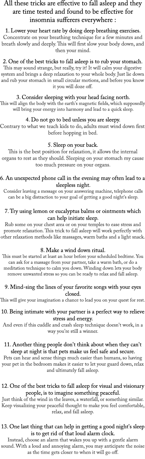Sleep Tricks TopSleepingTips | I share with all useful things that i know