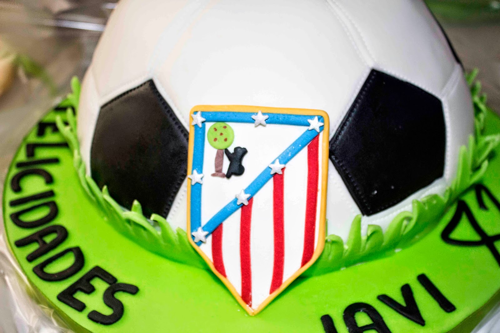 Tarta balón Atlético de Madrid