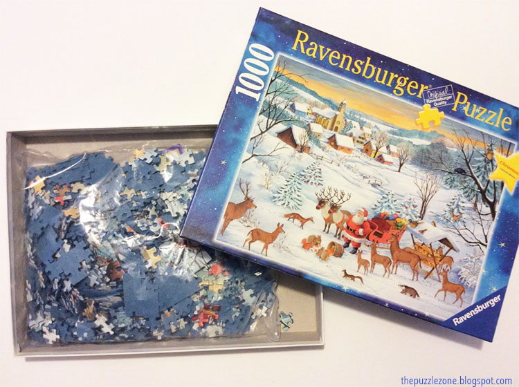 Ravensburger White Christmas 1000 piece Jigsaw Puzzle review and photos