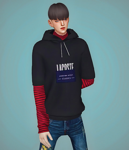 Sims 4 CC's - The Best: M Nate hoodie by Meeyou