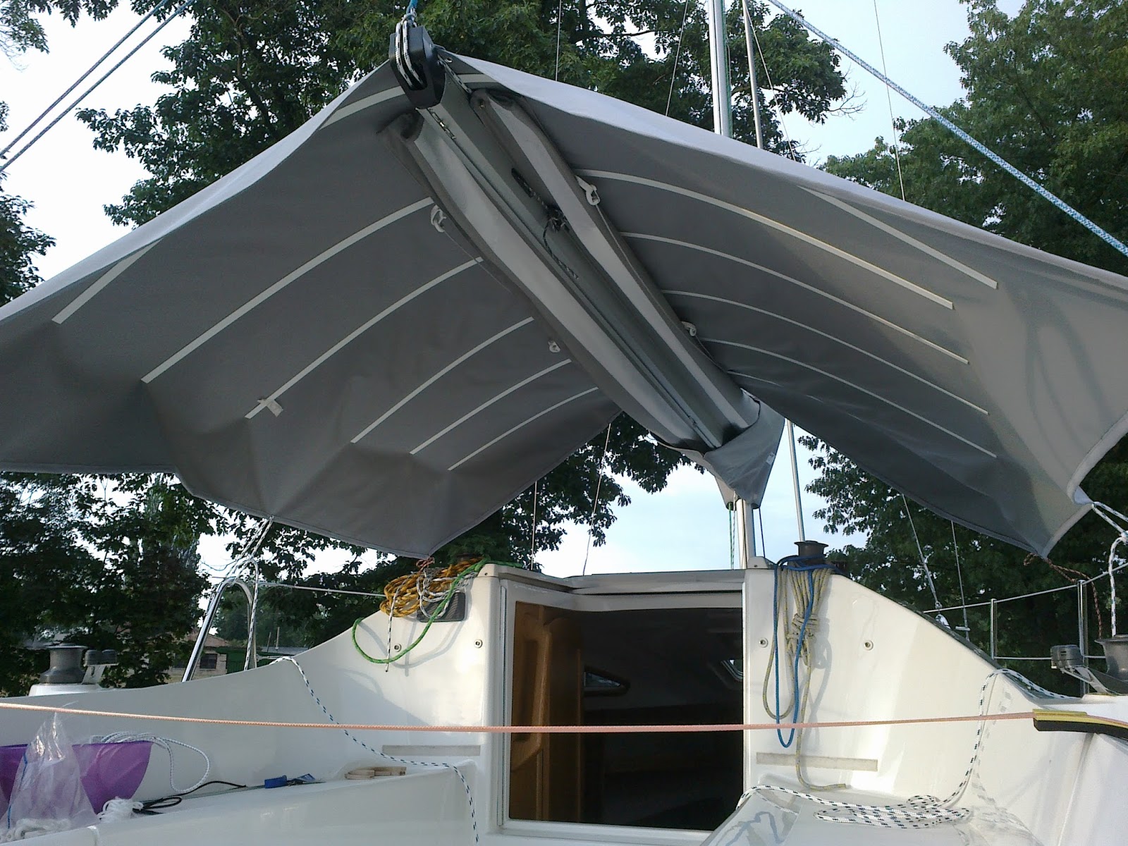 sailboat boom tent plans