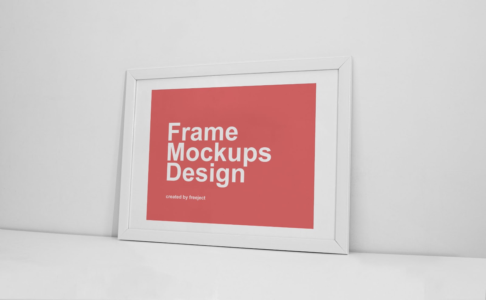 Free 2 Clean Minimalist Frame Mockups Design