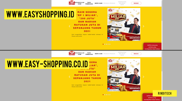 Dapat Surat Dari Easy Shopping hadiah 1 Miliar ? Mari Cek Kebenarannya