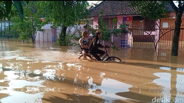 Banjir di Nganjuk Masih Landa 3 Kelurahan, Ketinggian Sampai 1 Meter