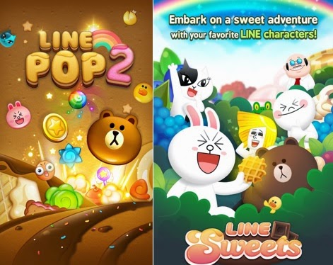 LINE POP 2 and LINE Sweets