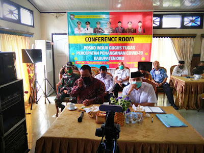 Bupati OKU Drs H Kuryana Azis Mengikuti Video Conference Rakor Terkait Pilkada Serentak Tahun 2020