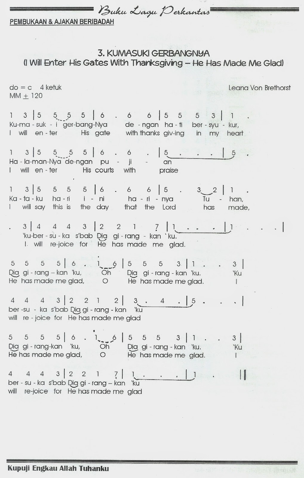 Lithosphere BLP 3 KUMASUKI GERBANGNYA (I WILL ENTER HIS