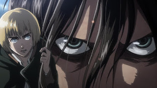 アルミン・アルレルト Armin Arlert CV. 井上麻里奈 Inoue Marina エレン・イェーガー Eren Yeager CV. 梶裕貴 Kaji Yuki Hellominju.com : 進撃の巨人 アニメ 第3期 54話 勇者 | Attack on Titan Season3 Part2 Ep.54 "Hero" | Hello Anime !