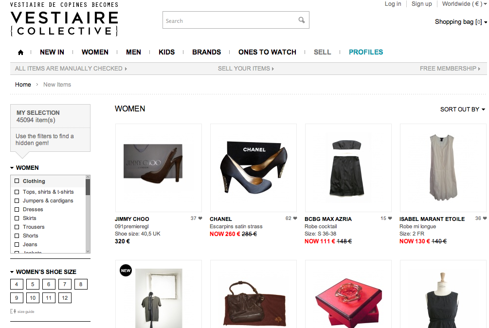 Vestiaire Collective Amazing New Buying And Selling Online Destination