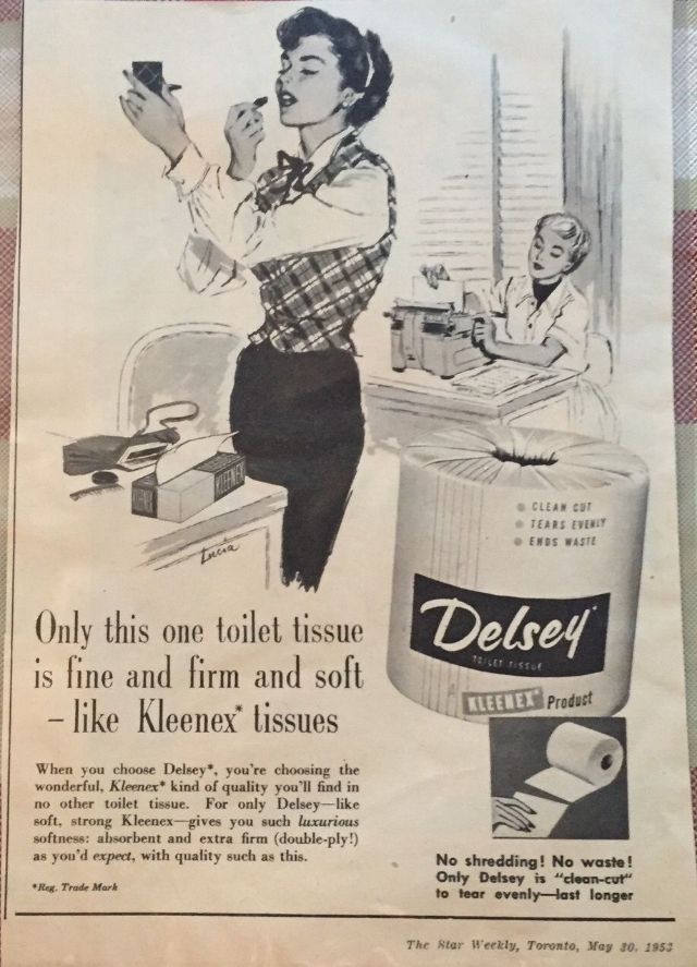 Vintage Toilet Paper Ads From the Early 20th Century Vintage Everyday