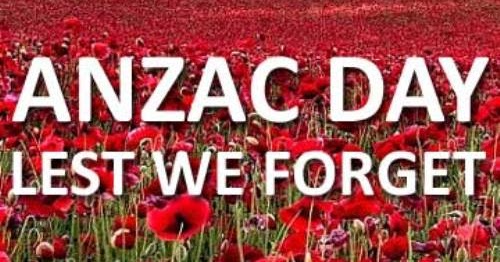 Anzac Day Wishes 2016 ~ Lest We Forget Anzac Greetings 