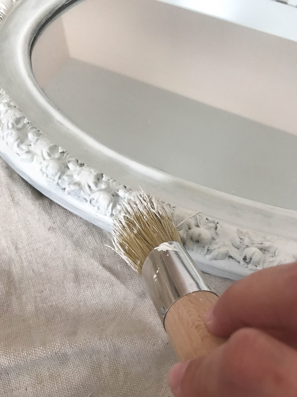 Painting a mirror Painting a mirror
