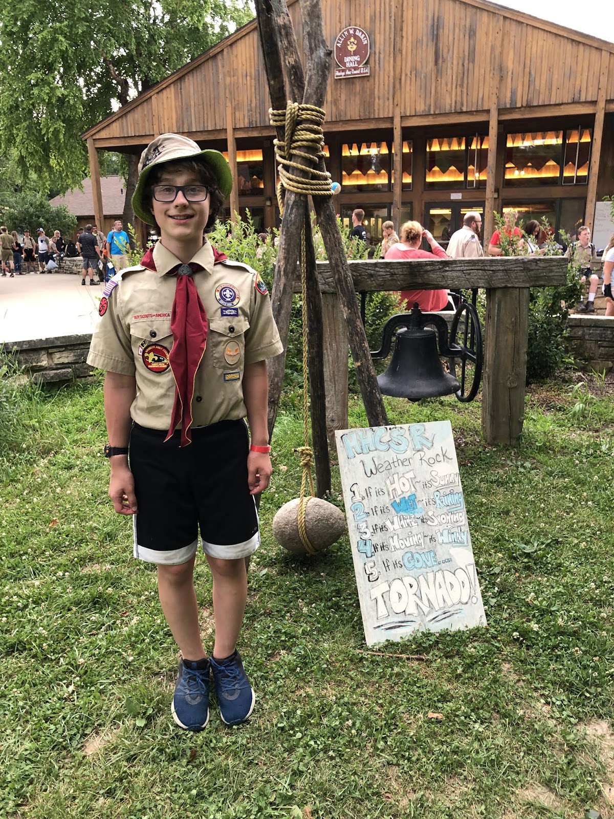 Living the Miracle A Scout at Camp