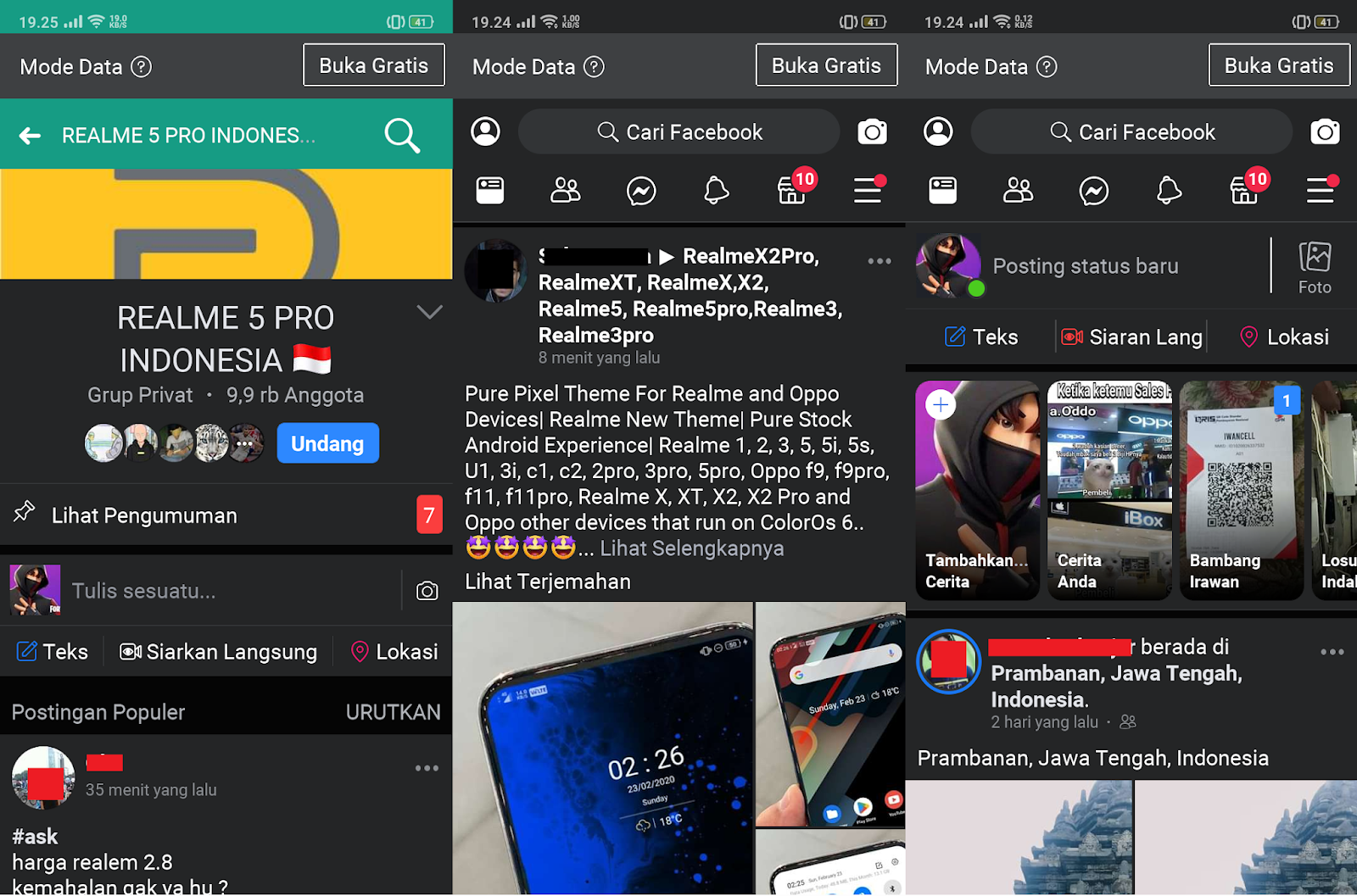 how do i turn on dark mode on facebook lite