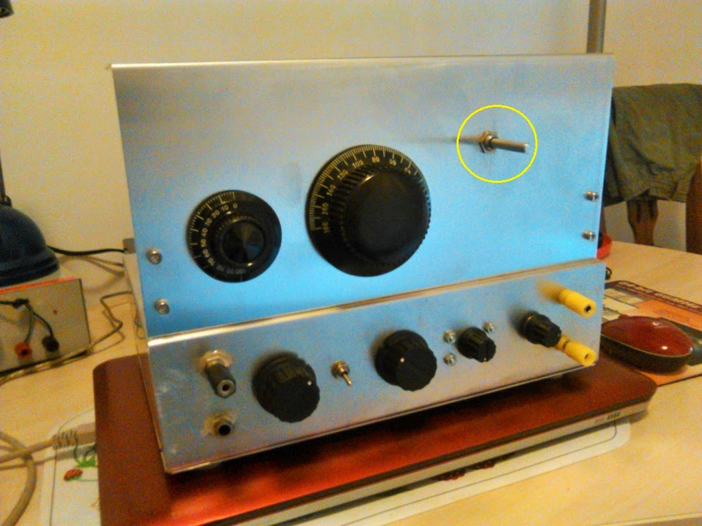 Radio Quaderno A band switch for my tube regen receiver