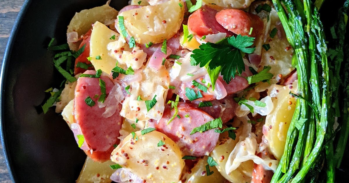 Bratkartoffeln mit Senfsauce German Potatoes in Mustard Sauce