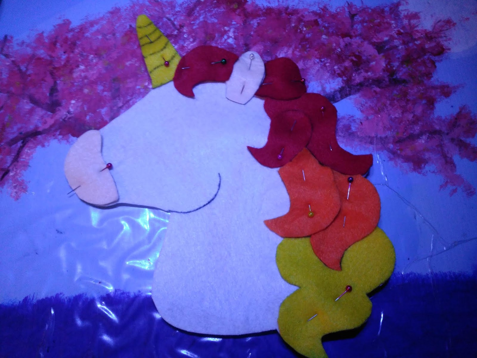 Cojín unicornio