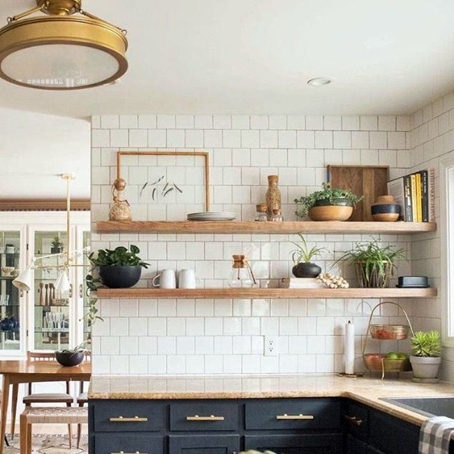 6 Stunning Kitchen Wall Shelving Ideas Dream House
